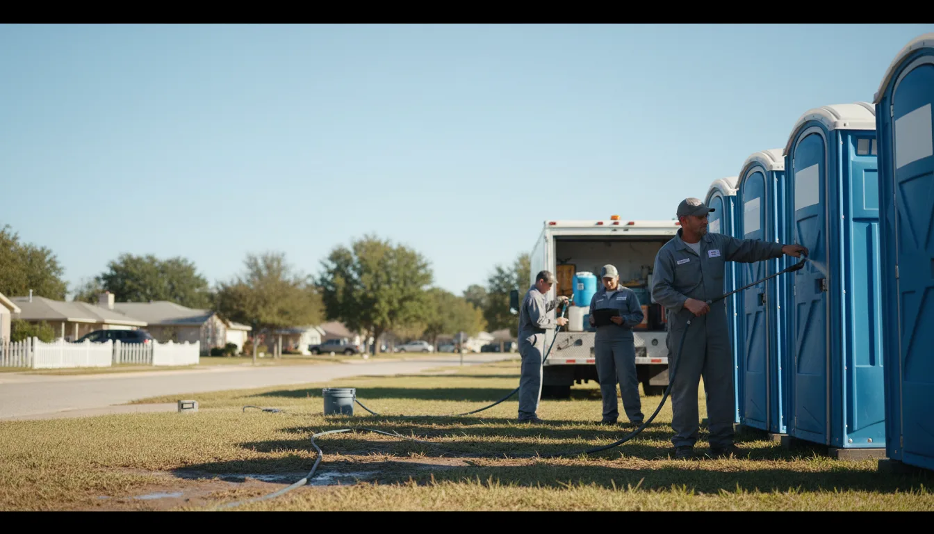 Long-Term Portable Toilet Rental in Clarkedale, AR near me